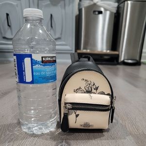 Coach small backpack keychin